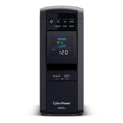 CyberPower CP1000PFCLCD 1000VA / 600W Line Interactive UPS (Mini-Tower)