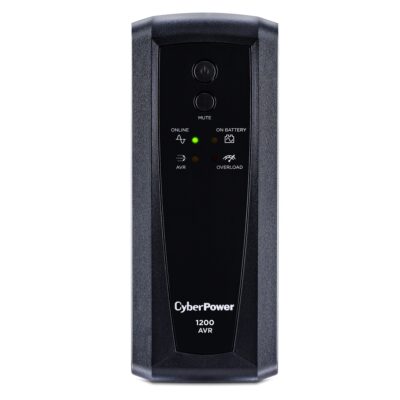 CyberPower AVR CP1200AVR 1200 VA / 720 W Mini-Tower Line-Interactive UPS, Refurbished